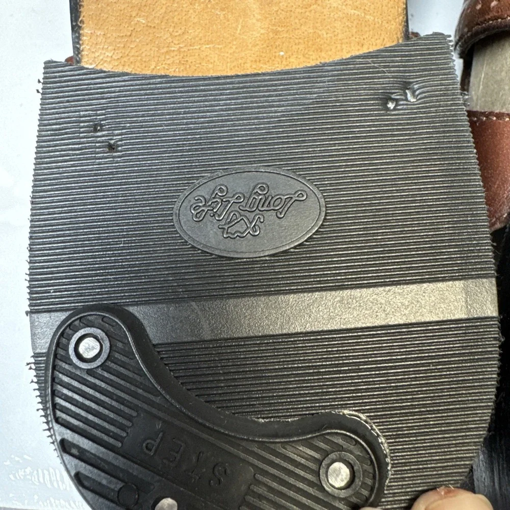 Stacy Adams Men's Brown‎ Leather Fisherman Sandals Made in India Size 9M  VGUC